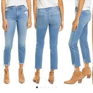 FRAME size 25 Le High Straight Leg Jeans EUC
